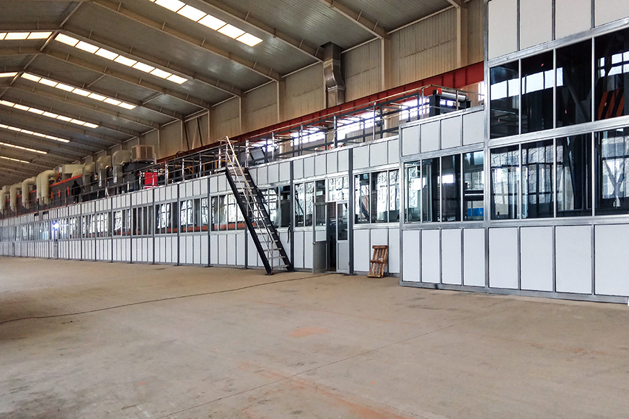 Food Container Aluminum Foil Color Coating Line sa Produksyon